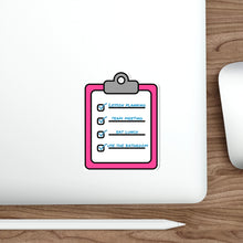 Load image into Gallery viewer, Teacher Checklist Die-Cut Sticker