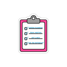 Load image into Gallery viewer, Teacher Checklist Die-Cut Sticker