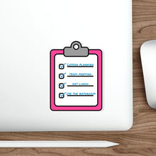 Load image into Gallery viewer, Teacher Checklist Die-Cut Sticker